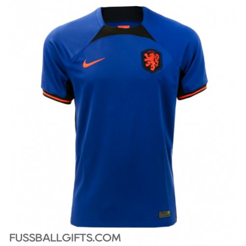 Niederlande Fußballbekleidung Auswärtstrikot WM 2022 Kurzarm